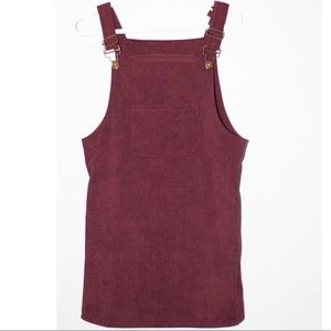 Burgundy Corduroy Dress, M